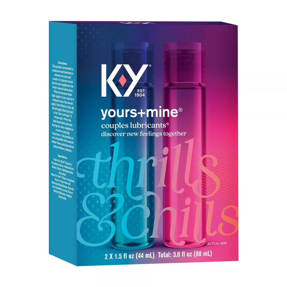 K-Y Yours + Mine • Couples Water Lubricant